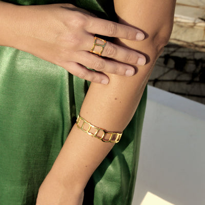 Iris Gold Bracelet